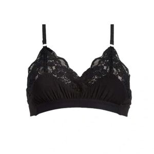 Free People/Revolve WE ARE HAH Lounge Bralette in Noir